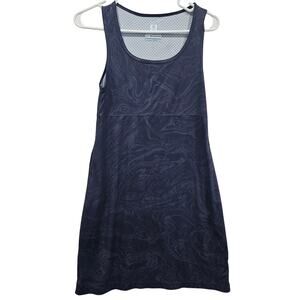 Columbia Omni Freeze Zero Cooling Dress XS Navy Athletic Athleisure